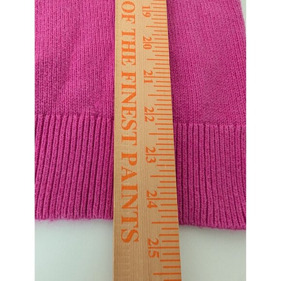 Banana Republic Sequin Elbow Patches Sweater Womens Size Small Party Pink - Picture 9 of 9